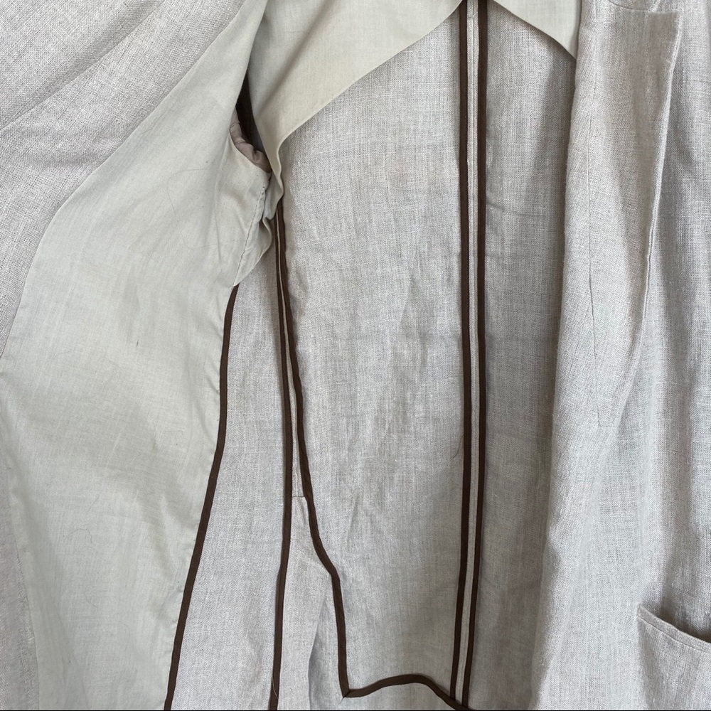 Zara Rustic Linen Blazer - Picture 5 of 7